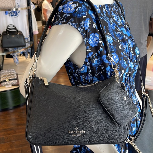 Kate Spade Rosie Shoulder Bag With Tech Attachment AirPod 
Black 
NWT - Picture 15 of 16